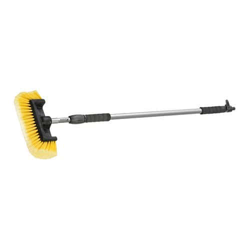 MAFRAST telescopic scrubbing brush made of anodized aluminium and fitted with rotational closing tap