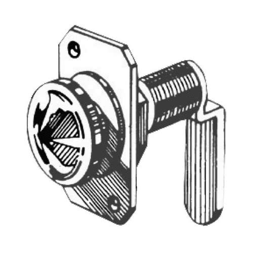 Small rotating latch lock