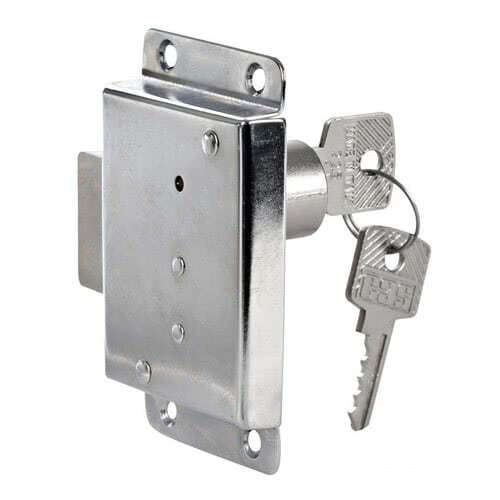 Lock with rim latch