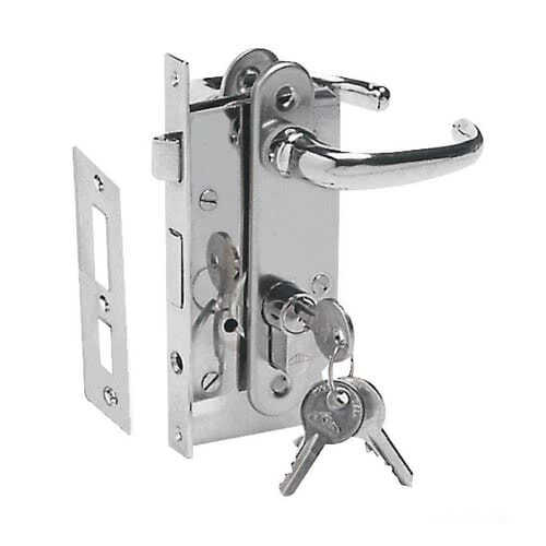 Flush lock with safety cylinder