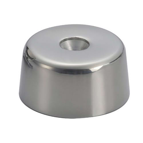 Pivoting magnetic door stoppers