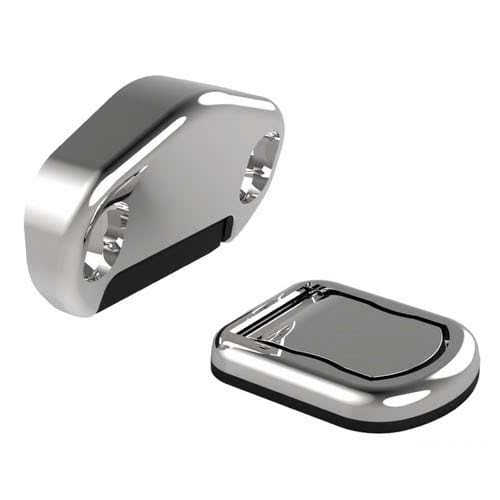 Flush magnetic door stopper