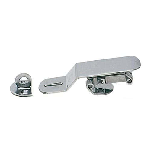 Peak toggle fastener fitted with padlock eye