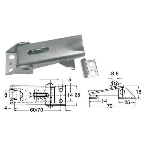 Adjustable faired lever latch