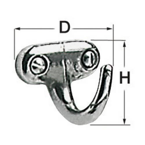 AISI316 stainless steel cast hook