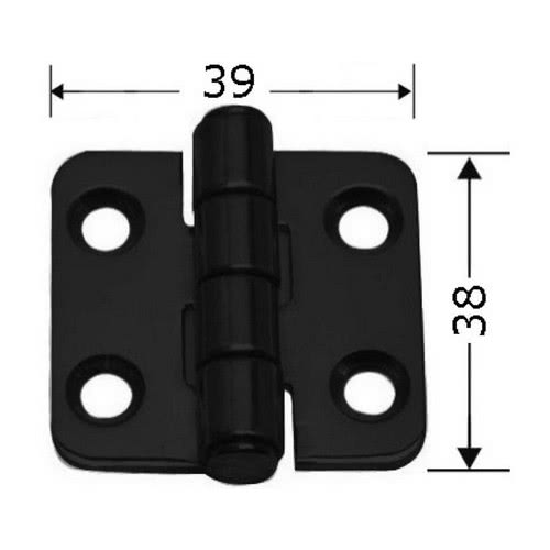 Cerniera 2 mm - Black line PVD