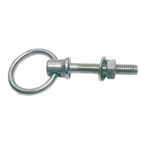 Swivel ring with stainless steel pin