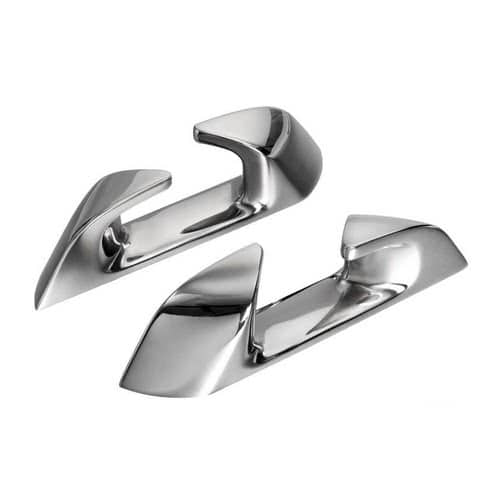 Angled fairlead made of stainless steel, Capri series