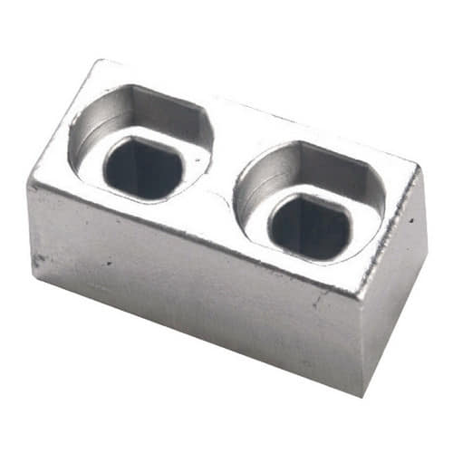 Piastrina in alluminio per morsetteria 55/75/85/90/150/200/225 HP
