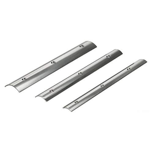 Profilo parabordo in acciaio inox lucidato a specchio e protetto