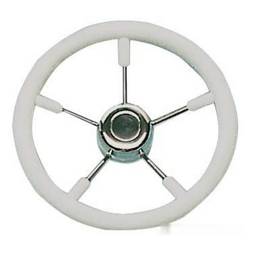 Steering wheels with stainless steel spokes