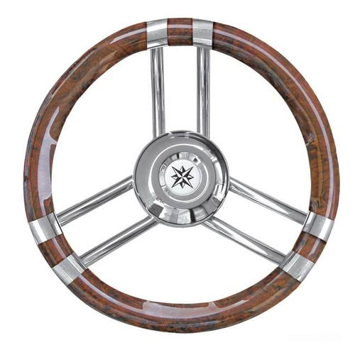 Steering wheels with stainless steel spokes