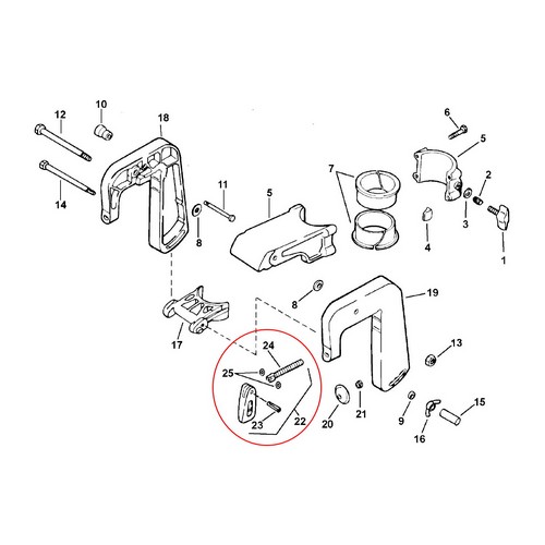 Lamp Screw Handle Clamp Assembly