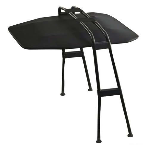 Targa Top II in alluminio nero