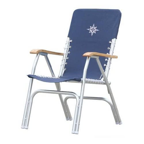 Anodized aluminium folding chair