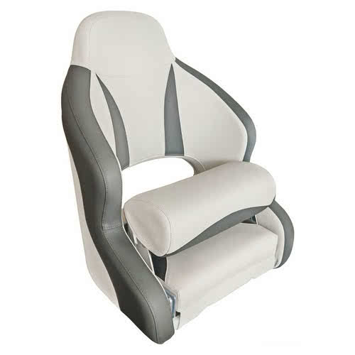 Sedile anatomico imbottito con flip up H52