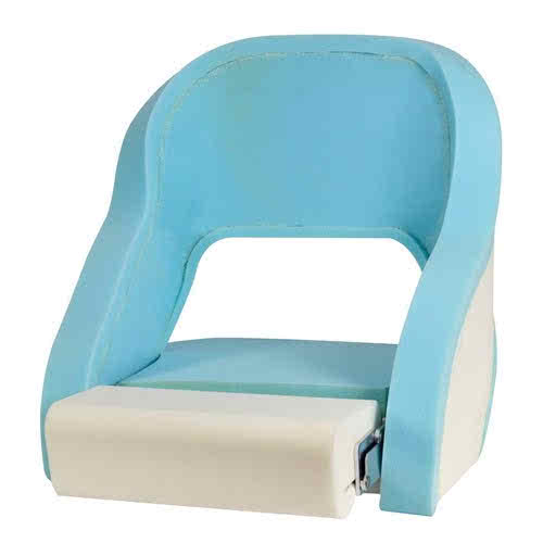 Ergonomic padded seat with H52R flip-up bolster