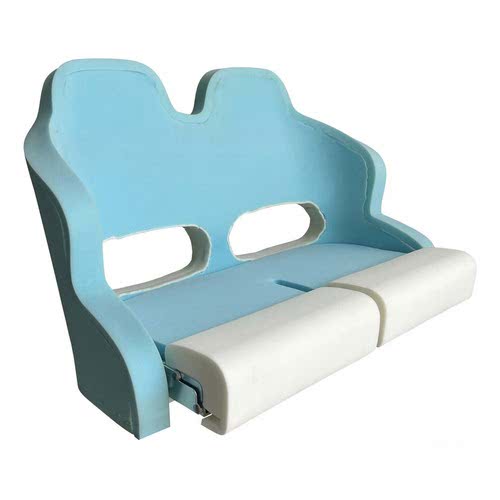 Double ergonomic padded seat with H99 flip-up bolster