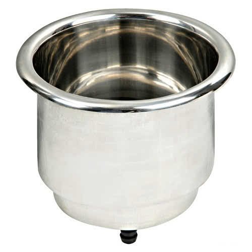 Deluxe stainless steel glass holder