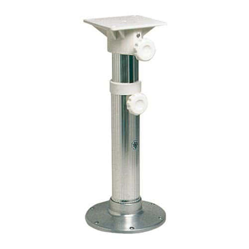 Anodized aluminium swivel pedestal with seat mount