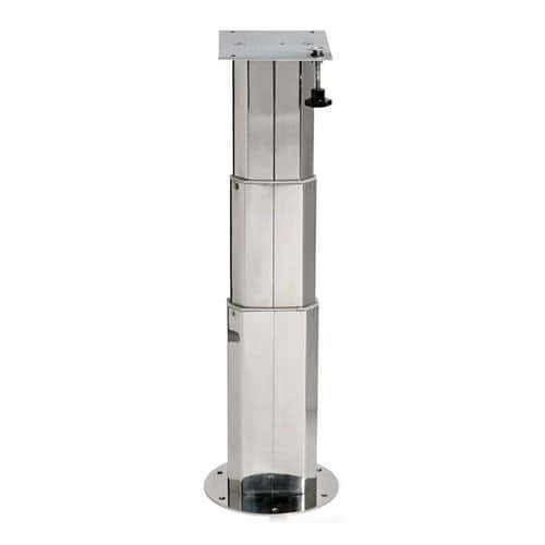 Stainless steel telescopic table pedestal