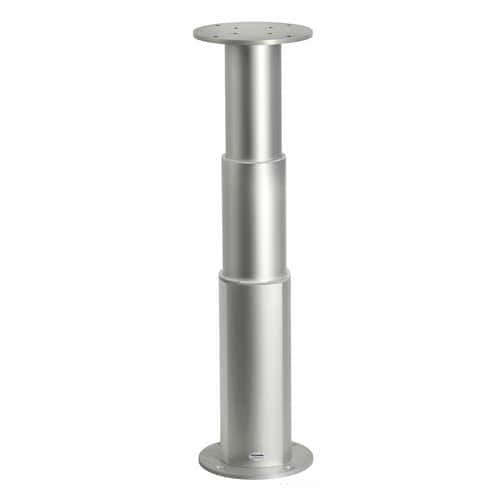 Round-Alu electrical table pedestal