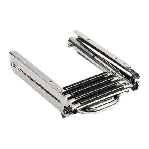 Scaletta Nautica 4 Gradini XL In Acciaio Inox - Per Barche E Gommoni - Foto 2