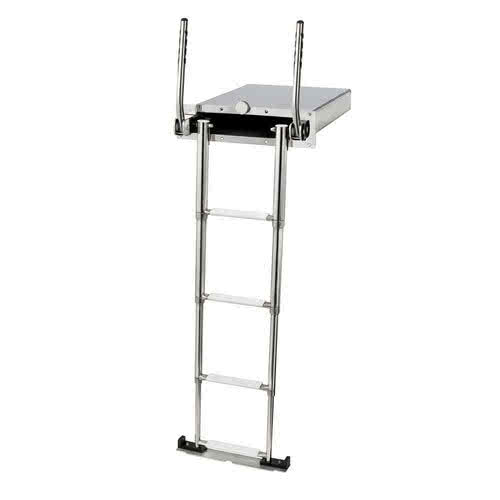 Scaletta telescopica EasyUp da incasso con maniglie