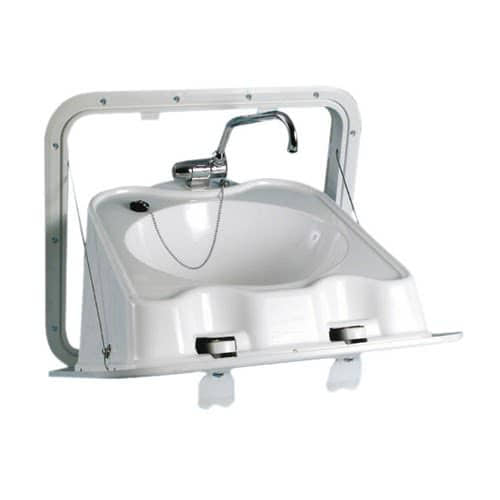 ABS wall foldable sink
