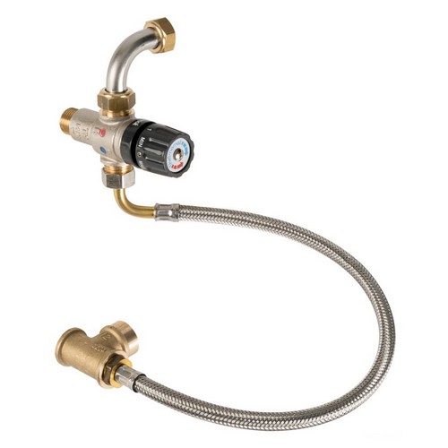 Thermostatic mixer for water heaters