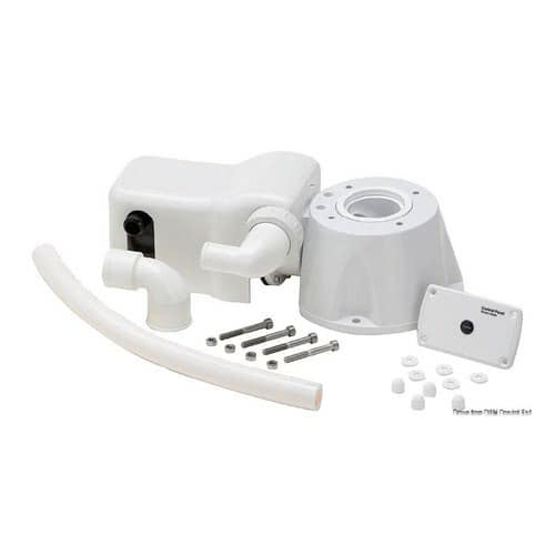Toilet conversion kit, from manual to electric operation