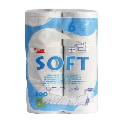 Aqua Soft water-soluble toilet paper 6 pcs.