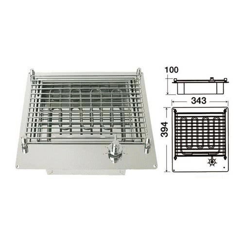 Compact electric barbecue