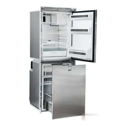 ISOTHERM refrigerator with stainless steel front panel - double compartment
