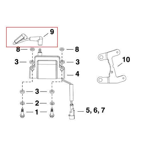 HIGH TENSION LEAD ASSEMBLY