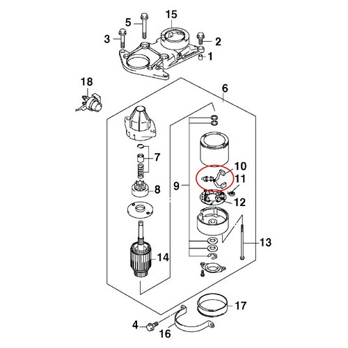 Evinrude Johnson BRP Brush Kit