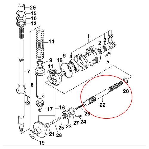 Propeller Shaft Assembly