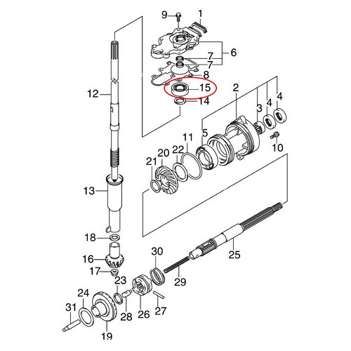Cuscinetto Evinrude Johnson BRP