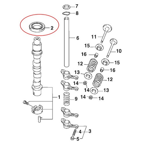 Camshaft Oil Seal 25x44x7