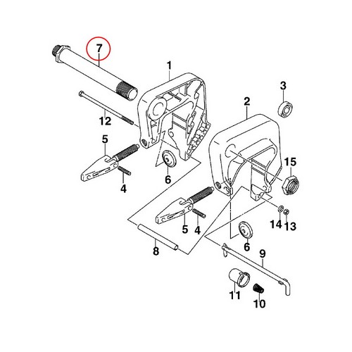 Shaft, clamp bracket