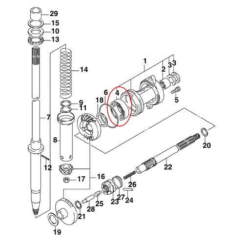 Bearing Evinrude Johnson
