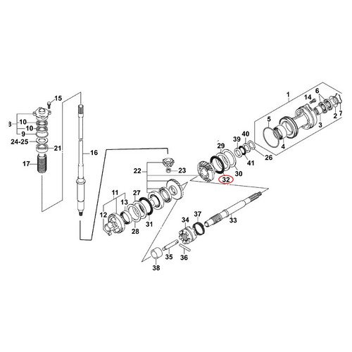 Cuscinetto Rulli marcia avanti Evinrude BRP