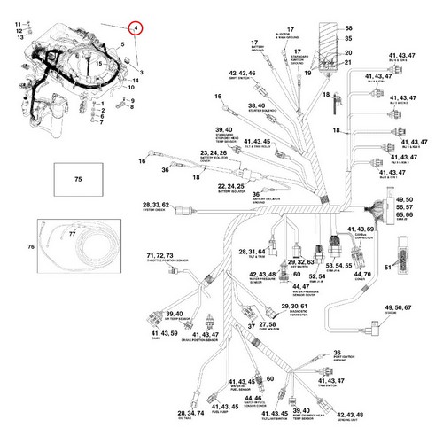 Motor Cable and Base Assembly