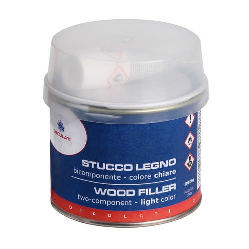 Filler for bicomponent wood