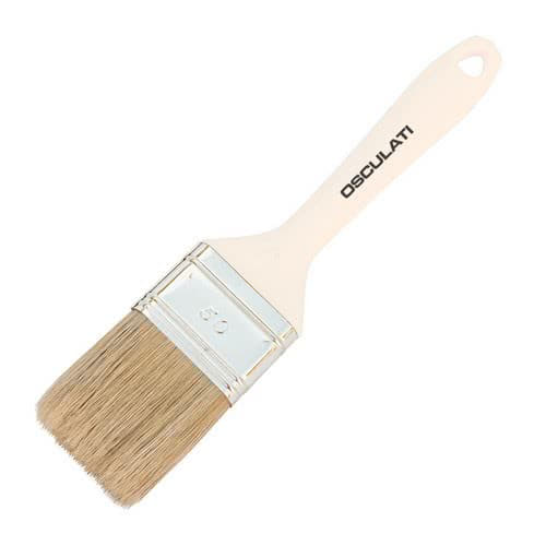 Paint brush with plastic handle for fiberglass