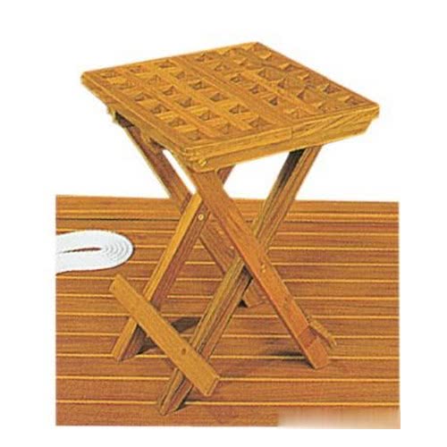 ARC teak folding stool