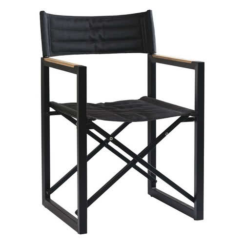 Sedia pieghevole ARC The Square in teak e alluminio