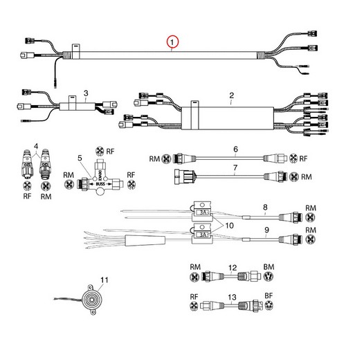 Ignition Harness Evinryde Johnson BRP