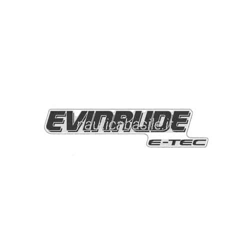 Evinrude E-TEC Port Decal Evinrude Johnson BRP