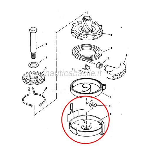 SeaLand® Dometic®- 86000385236096 Kit alloggiamento molla | L'altraranda